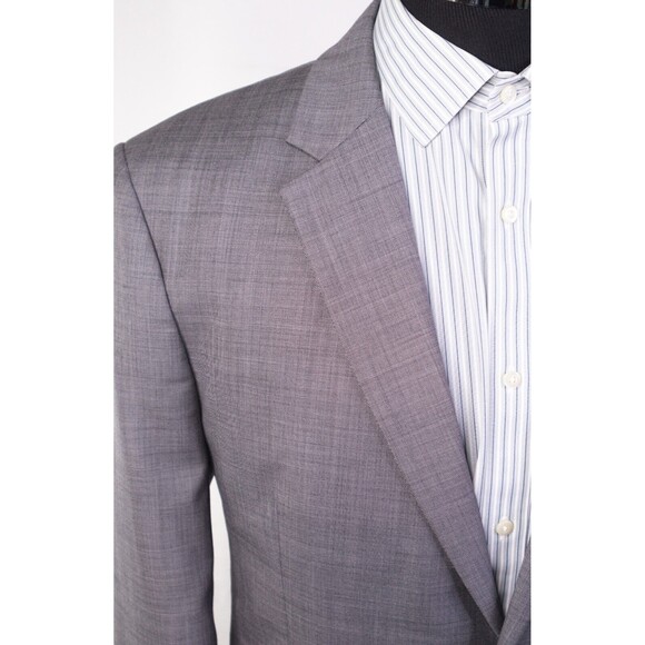 Jos A Bank Mens 40L Traveler's Tailored Wool Blazer Sport Coat Jacket 2 Button - Picture 6 of 12